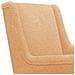 Sedia a dondolo Beige 62 x 80 x 85 cm Tessuto in Lana di Pecora - Foto miniatura 6