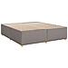 Letto box spring con materasso Tortora 200 x 200 cm Tessuto - Foto miniatura 6