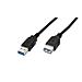 Cavo Prolunga USB 3.0 Connettori A Maschio / Femmina Metri 3 - Foto miniatura 1