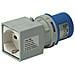 Adattatore CEE 3 poli 16A / 230V IP44 Spina CEE Presa italiana 10/16A + schuko - Foto miniatura 1