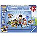 Set 2 Puzzle Paw Patrol Cm 26 X 18 - 12 Pezzi Per Bambini Età  3 Anni - Foto miniatura 5