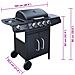 41899 barbecue per l'aperto e bistecchiera Kettle Gas naturale Nero 9700 W - Foto miniatura 3