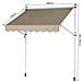 Tenda Da Sole Avvolgibile Autoportante Beige 300×150cm - Foto miniatura 3