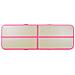 Tappetino Ginnastica Gonfiabile Con Pompa 300x100x10cm Pvc Rosa - Foto miniatura 6