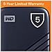 WD 2TB My Passport SSD portatile con tecnologia NVMe, USB-C, fino a 1.050 MB / s in lettura, fino a 1000MB / s in scrittura, Blu - Foto miniatura 2