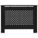 Copertura per Radiatore Nera 112x19x81,5 cm in MDF - Foto miniatura 6