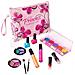 Il Mio Primo Vero Set Da Trucco Lavabile Da Principessa, Con Borsa Cosmetica Floreale Firmata - Foto miniatura 1