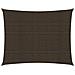 Vela Parasole 160 g / m² Marrone 3x4,5 m in HDPE - Foto miniatura 1