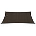 Vela Parasole 160 g / m² Marrone 3x4,5 m in HDPE - Foto miniatura 4