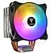 Ventola Cpu Boreas E1-410 Lite Rgb Rainbow Hydraulic Univ. socket Ki - Foto miniatura 1