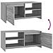 Tavolino Da Salotto Grigio Sonoma 102x50x45cm Legno Multistrato - Foto miniatura 4