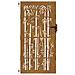Cancello da Giardino 85x175 cm in Acciaio Corten Design Bambù - Foto miniatura 4