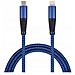 797196 Cavo Usb 1 M Usb C Lightning Blu - Foto miniatura 1