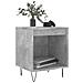 Comodino Grigio Cemento 40x35x50 Cm In Legno Multistrato - Foto miniatura 3