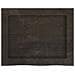 Piano Bagno Marrone Scuro 40x30x (2-6) cm Legno Massello Trattato - Foto miniatura 9