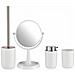 Set Da Bagno Bianco Polipropilene (6 Unità) - Foto miniatura 4