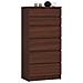 Cassettiera K60, 6 cassetti, 60x40x130 cm, Colore Weng? - Foto miniatura 1