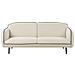 Divano 3 Posti Tonsberg Tessuto Beige Chiaro Con Ottomana - Foto miniatura 4