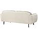 Divano 3 Posti Tonsberg Tessuto Beige Chiaro Con Ottomana - Foto miniatura 6