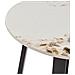 Tavolino Basso Effetto Marmo Nero E Bianco Ivins - Foto miniatura 3