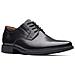 Uomo Tilden Plain Nero In Pelle Mezza Scarpa Elegante 41 - Foto miniatura 3