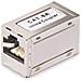 Accoppiatore RJ45 schermato, accoppiatore Cat6a in linea, pinout da femmina a femmina (F /F) T568B, estensione cavo Ethernet schermato - Foto miniatura 1