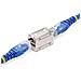 Accoppiatore RJ45 schermato, accoppiatore Cat6a in linea, pinout da femmina a femmina (F /F) T568B, estensione cavo Ethernet schermato - Foto miniatura 2