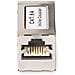 Accoppiatore RJ45 schermato, accoppiatore Cat6a in linea, pinout da femmina a femmina (F /F) T568B, estensione cavo Ethernet schermato - Foto miniatura 5