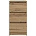 Credenza Rovere Artigianale 37,5x35x76 cm in Legno Multistrato - Foto miniatura 2