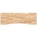 Piano Scrivania 160x50x2,5 Cm Rovere Massello Non Trattato - Foto miniatura 2