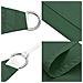 Parasole A Vela In Tela Oxford Quadrato 4,5x4,5 M Verde Scuro - Foto miniatura 5
