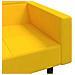 Divano Letto a 2 Posti con 2 Cuscini Giallo in Velluto - Foto miniatura 9