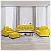 Set di Divani 4 pz con Cuscini giallo in Velluto - Foto miniatura 2