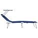 Lettini Prendisole 2 pcs con Tettuccio Blu Tessuto Oxford 600D - Foto miniatura 6