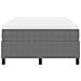 Letto Box Spring con Materasso Grigio Chiaro Matrimoniale in Tessuto a Corduroy - Foto miniatura 7