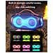 Altoparlante Bluetooth Impermeabile Con Luci Rgb - Nero - Foto miniatura 5