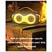 Altoparlante Bluetooth Impermeabile Con Luci Rgb - Nero - Foto miniatura 7