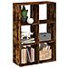 Libreria Divisorio Rovere Fumo 69,5x29x103,5cm in Truciolato - Foto miniatura 2