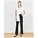Pantaloni Da Donna A Zampa Eleganti Antracite Lunghezza 79 Cm L - Foto miniatura 3
