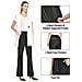 Pantaloni Da Donna A Zampa Eleganti Antracite Lunghezza 79 Cm L - Foto miniatura 5