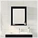Specchio da bagno  Nero Rovere 50x12x60 cm Legno ingegnerizzato - Foto miniatura 4
