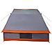 Tenda da campeggio Grigio e arancione 223 x 163 x 130 cm - Foto miniatura 6