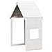 Letto a Soppalco con Tetto Bianco 90x190 cm in Legno di Pino - Foto miniatura 6