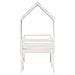 Letto a Soppalco con Tetto Bianco 90x190 cm in Legno di Pino - Foto miniatura 7