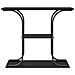 Tavolo consolle con lo scaffale Rovere nero 101 x 35 x 80.5 cm - Foto miniatura 5