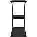 Tavolo consolle con lo scaffale Rovere nero 101 x 35 x 80.5 cm - Foto miniatura 6