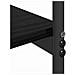 Tavolo consolle con lo scaffale Rovere nero 101 x 35 x 80.5 cm - Foto miniatura 8