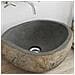 Lavabo Grigio chiaro (38-45) x (30-35) x 15 cm Pietra di Fiume - Foto miniatura 4