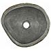 Lavabo Grigio chiaro (38-45) x (30-35) x 15 cm Pietra di Fiume - Foto miniatura 6