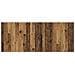 Testata con Comodino 3 pcs Legno vecchio Legno multistrato - Foto miniatura 5